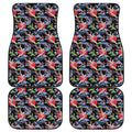 Japanese Traditional Pattern Print Front and Back Car Floor Mats
