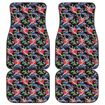 Japanese Traditional Pattern Print Front and Back Car Floor Mats
