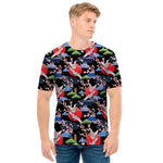 Japanese Traditional Pattern Print Men's T-Shirt