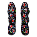 Japanese Traditional Pattern Print Muay Thai Shin Guards