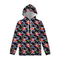 Japanese Traditional Pattern Print Pullover Hoodie