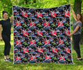 Japanese Traditional Pattern Print Quilt