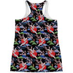 Japanese Traditional Pattern Print Women's Racerback Tank Top