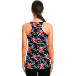Japanese Traditional Pattern Print Women's Racerback Tank Top