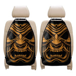 Japanese Warrior Mask Print Car Seat Organizers