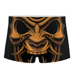 Japanese Warrior Mask Print Men's Boxer Briefs