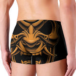 Japanese Warrior Mask Print Men's Boxer Briefs