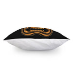 Japanese Warrior Mask Print Pillow Cover