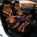 Japanese Warrior Mask Print Universal Fit Car Seat Covers