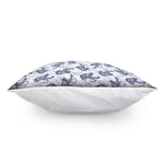 Japanese White Tiger Pattern Print Pillow Cover