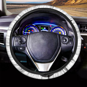 Japanese White Tiger Tattoo Print Car Steering Wheel Cover