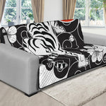 Japanese White Tiger Tattoo Print Futon Protector