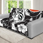 Japanese White Tiger Tattoo Print Futon Protector