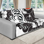 Japanese White Tiger Tattoo Print Futon Protector