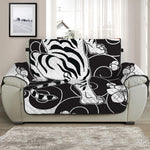 Japanese White Tiger Tattoo Print Half Sofa Protector