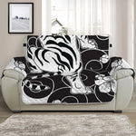 Japanese White Tiger Tattoo Print Half Sofa Protector