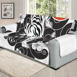 Japanese White Tiger Tattoo Print Oversized Sofa Protector