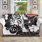 Japanese White Tiger Tattoo Print Sofa Protector