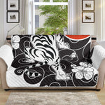 Japanese White Tiger Tattoo Print Sofa Protector