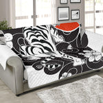 Japanese White Tiger Tattoo Print Sofa Protector