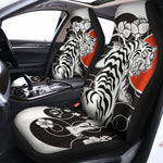 Japanese White Tiger Tattoo Print Universal Fit Car Seat Covers