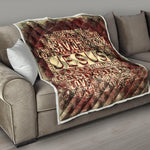 Jesus Religious Words Print Quilt