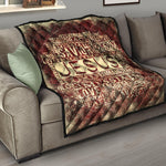 Jesus Religious Words Print Quilt