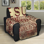 Jesus Religious Words Print Recliner Protector