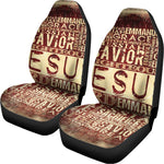 Jesus Religious Words Print Universal Fit Car Seat Covers