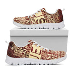 Jesus Religious Words Print White Sneakers