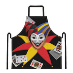 Joker And Playing Cards Print Apron