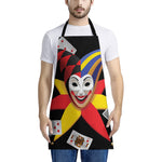 Joker And Playing Cards Print Apron