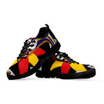 Joker And Playing Cards Print Black Sneakers