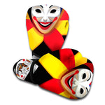 Joker And Playing Cards Print Boxing Gloves