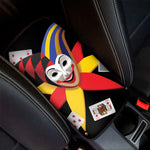 Joker And Playing Cards Print Car Center Console Cover