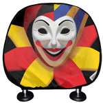 Joker And Playing Cards Print Car Headrest Covers