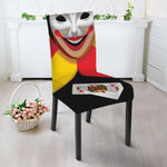 Joker And Playing Cards Print Dining Chair Slipcover