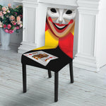 Joker And Playing Cards Print Dining Chair Slipcover