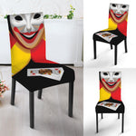 Joker And Playing Cards Print Dining Chair Slipcover