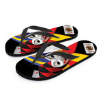 Joker And Playing Cards Print Flip Flops