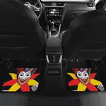 Joker And Playing Cards Print Front and Back Car Floor Mats