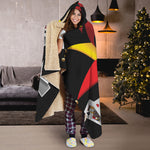 Joker And Playing Cards Print Hooded Blanket