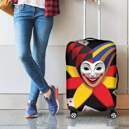 Joker And Playing Cards Print Luggage Cover
