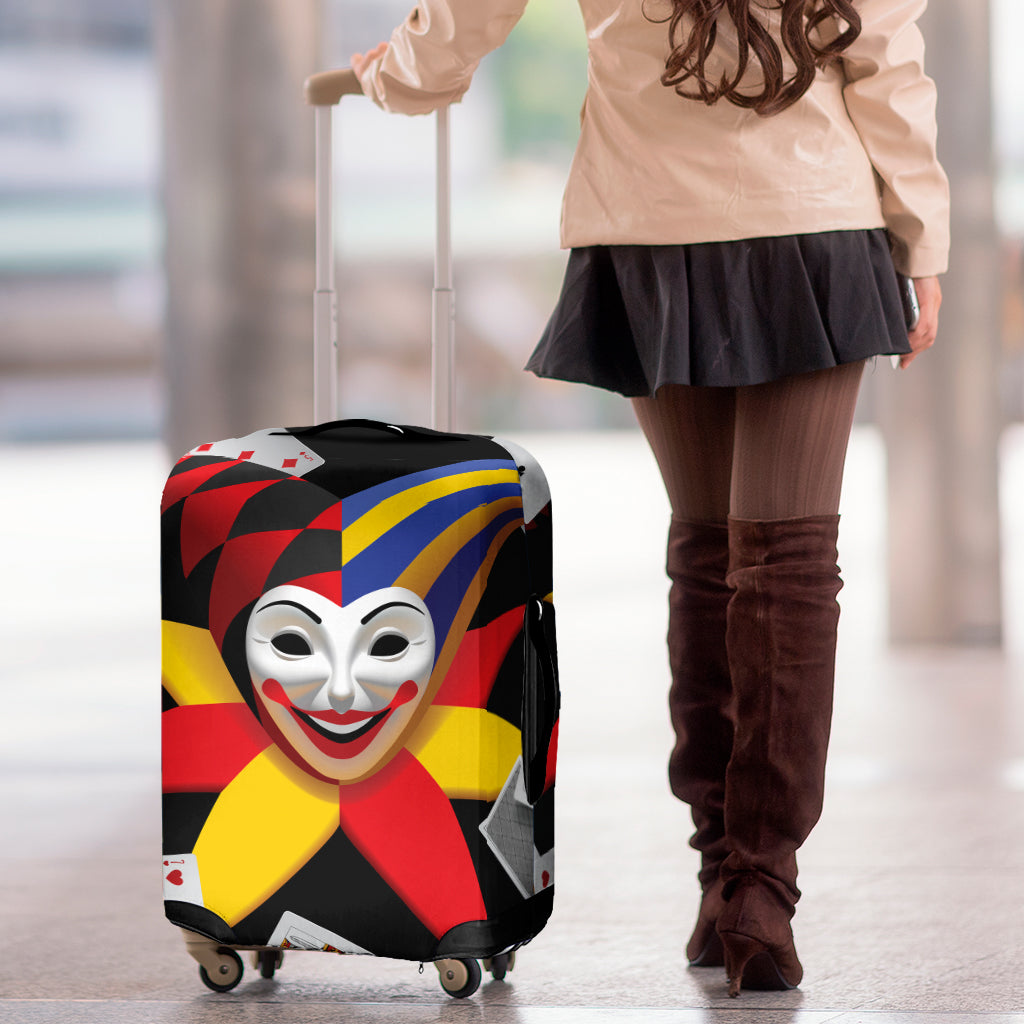 Joker And Playing Cards Print Luggage Cover