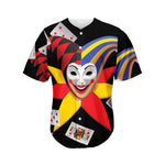 Joker And Playing Cards Print Men's Baseball Jersey