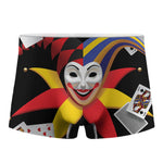 Joker And Playing Cards Print Men's Boxer Briefs
