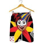 Joker And Playing Cards Print Men's Shorts