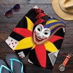 Joker And Playing Cards Print Men's Shorts