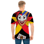 Joker And Playing Cards Print Men's T-Shirt