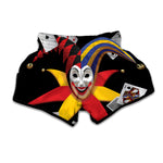 Joker And Playing Cards Print Muay Thai Boxing Shorts